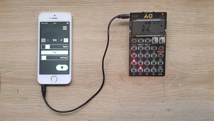 PO Sync connected to PO-33 KO!